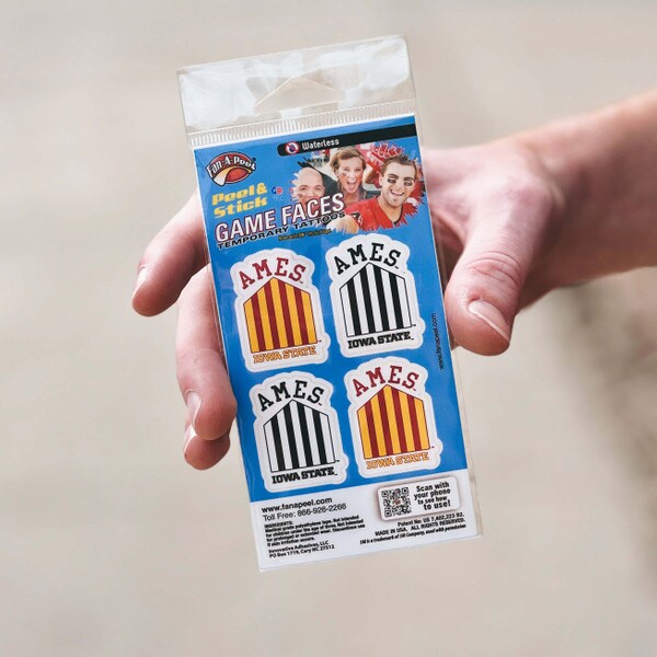 Ames 5-Bar Temporary Skin Tattoo 4-Pack (was $5.99)